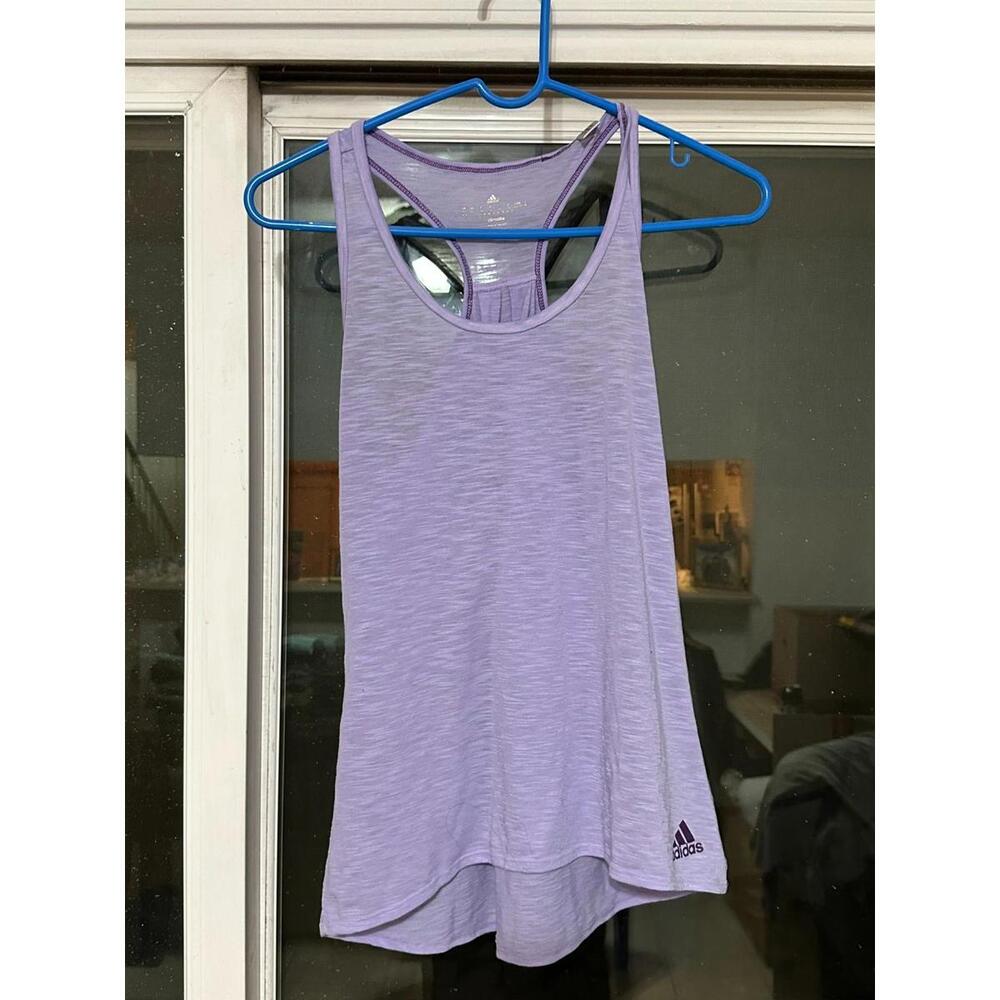 Adidas Climalite Racerback Tank – XS – Lavender - Picture 2 of 9
